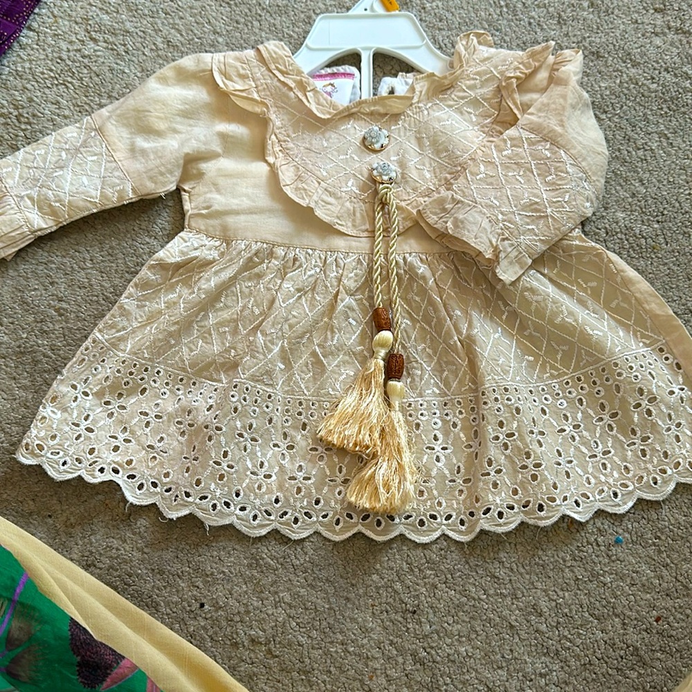 Indian frock dress. 3-6 month